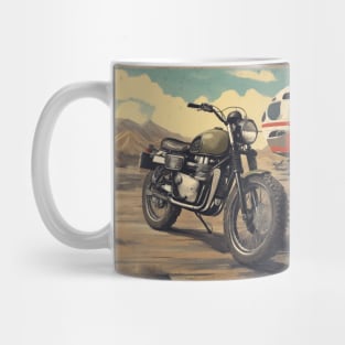 Vintage Scrambler 50s vibe motorcycle Mug